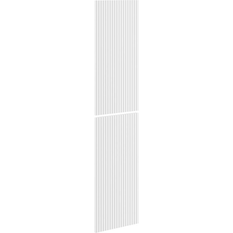 Mexen Rivel façade rainurée pour meuble lavabo 35 x 80 cm (2 pcs), blanc mat - 91A21-1600-300-2-01