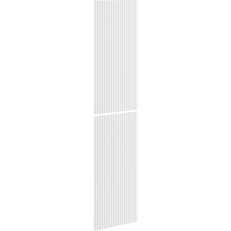 Mexen Rivel façade rainurée pour le corps du meuble de salle de bains 35 x 80 cm (2 pcs), blanc mat - 91A21-1600-300-2-01