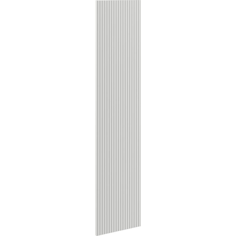 Front Mexen Rivel rainuré pour meuble de salle de bain 35 x 160 cm, gris mat - 91A21-1600-300-1-62