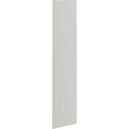 Mexen Rivel façade rainurée pour le corps du meuble de salle de bains 35 x 160 cm, gris mat - 91A21-1600-300-1-62