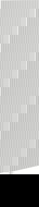Front Mexen Rivel rainuré pour meuble de salle de bain 35 x 160 cm, gris mat - 91A21-1600-300-1-62