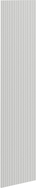 Mexen Rivel façade rainurée pour le corps du meuble de salle de bains 35 x 160 cm, gris mat - 91A21-1600-300-1-62