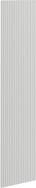 Mexen Rivel façade rainurée pour meuble de salle de bain 35 x 160 cm, gris mat - 91A21-1600-300-1-62