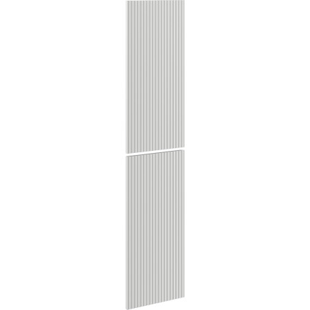 Mexen Rivel de face rainuré pour le corps de l'armoire de salle de bains 35 x 80 cm (2 pièces), gris mat - 91A21-1600-300-2-62