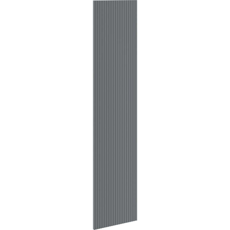 Mexen Rivel façade à rainures pour le corps du meuble de salle de bain 35 x 160 cm, graphite mat - 91A21-1600-300-1-66