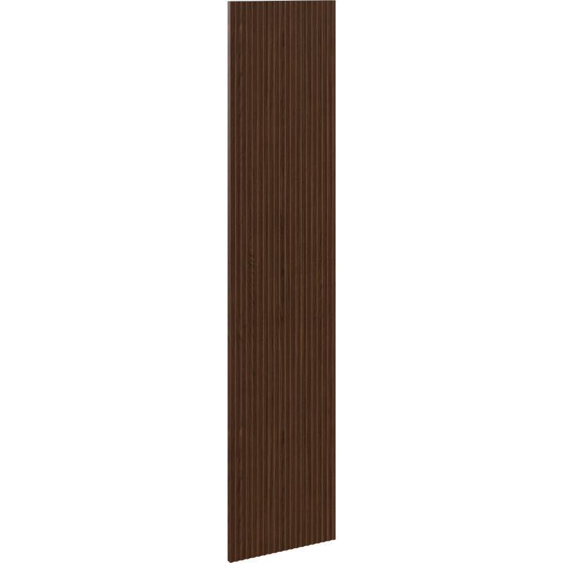 Mexen Rivel façade rainurée pour le corps du meuble salle de bain 35 x 160 cm (1 pc), noyer - 91A21-1600-300-1-86