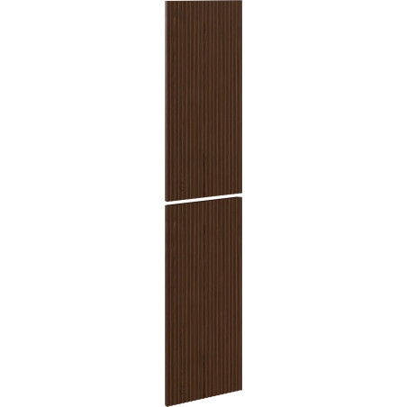 Mexen Rivel façade rainurée pour le corps de l'armoire de salle de bain 35 x 80 cm (2 pièces), noyer - 91A21-1600-300-2-86