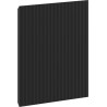 Mexen Rivel façade rainurée pour le corps d'une armoire de salle de bain 45 x 43,5 cm, noir mat - 91A21-0450-470-1-71