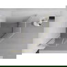 Cabine de douche pentagonale battante Mexen Exo 100 x 100 cm, transparent, or - 812-100-100-50-00