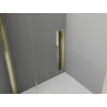 Mexen Exo-S cabine de douche semi-circulaire coulissante 70 x 70 cm, transparente, dorée - 8131-070-070-50-00