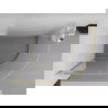 Mexen Exo cabine de douche coulissante semi-circulaire 100 x 80 cm, transparent, doré - 8131-100-080-50-00
