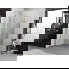 Mexen Exo cabine de douche semi-circulaire coulissante 100 x 100 cm, transparent, or - 8131-100-100-50-00