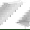 Mexen Kioto-F paroi de douche Walk-in avec cadre 140 x 202 cm, transparent 8 mm, blanc - 800-140-104-20-00