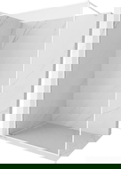 Mexen Kioto-F Mur de douche Walk-in avec cadre 135 x 202 cm, transparent 8 mm, blanc - 800-135-104-20-00