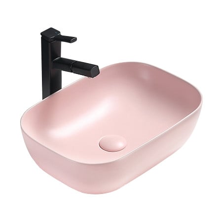 Mexen Rita lavabo à poser 45 x 32 cm, rose mat - 21084544