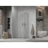 Mexen Lima cabine de douche pliante 85 x 80 cm, transparent, chrome - 856-085-080-01-00