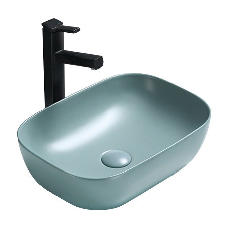 Mexen Rita lavabo sur plan 45 x 32 cm, vert clair mat - 21084548