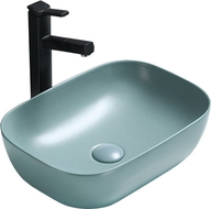Mexen Rita lavabo de comptoir 45 x 32 cm, Vert mat clair - 21084548