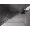 Mexen Kioto-F paroi de douche Walk-in avec cadre 155 x 202 cm, transparent 8 mm, chromé - 800-155-104-01-00