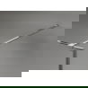 Mexen Kioto-F paroi de douche Walk-in avec cadre 70 x 202 cm, givré 8 mm, chrome - 800-070-104-01-30