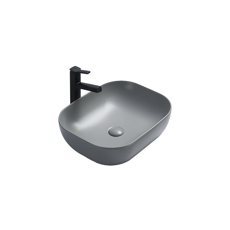 Mexen Rita lavabo de comptoir 45 x 32 cm, Gris clair mat - 21084561