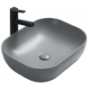Mexen Rita lavabo vasque 45 x 32 cm, gris clair mat - 21084561