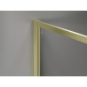 Mexen Kioto-F cloison de douche Walk-in avec cadre 95 x 202 cm, transparent 8 mm, or brossé - 800-095-104-55-00