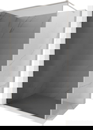 Mexen Kioto-F cloison de douche Walk-in avec cadre 90 x 202 cm, graphite 8 mm, nickel brossé - 800-090-104-97-40