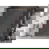 Mexen Kioto-F paroi de douche Walk-in avec cadre 90 x 202 cm, verre dépoli 8 mm, cuivre brossé - 800-090-104-65-30