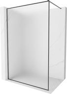 Mexen Kioto-F mur de douche Walk-in avec cadre 110 x 202 cm, givré 8 mm, gris canon brossé - 800-110-104-66-30