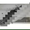 Mexen Lima cabine de douche pliante 100 x 70 cm, graphite, chrome + receveur Flat, blanc - 856-100-070-01-40-4010