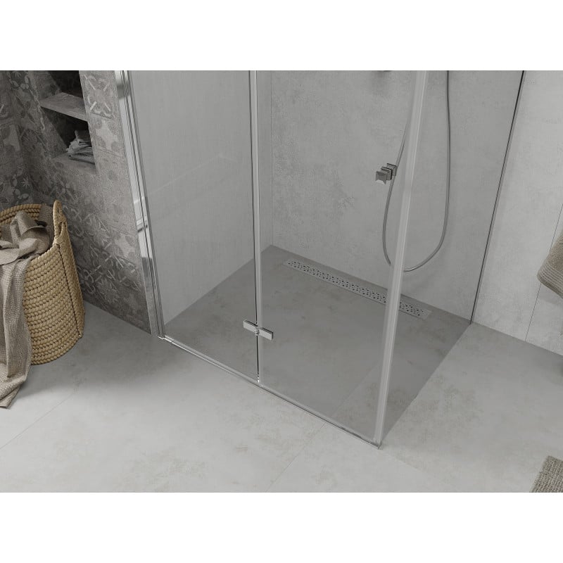 Mexen Lima cabine de douche pliante 110 x 100 cm, transparent, chrome - 856-110-100-01-00