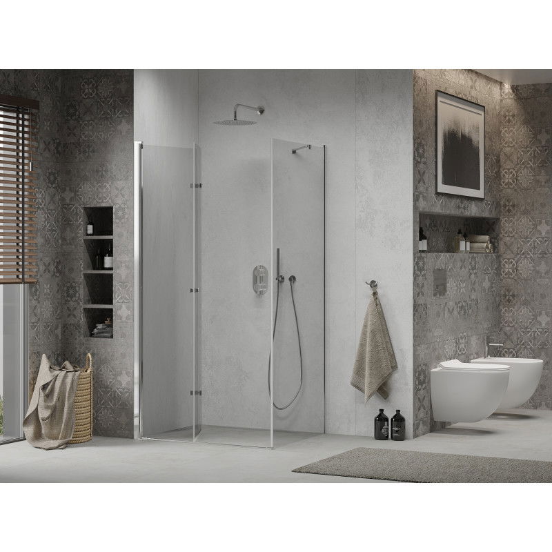 Mexen Lima cabine de douche pliante 115 x 90 cm, transparent, chromé - 856-115-090-01-00