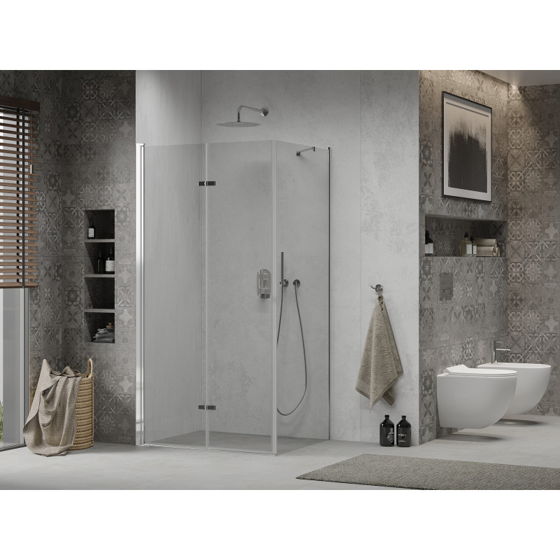 Mexen Lima cabine de douche pliante 115 x 100 cm, transparent, chrome - 856-115-100-01-00