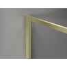 Mexen Kioto-F paroi de douche Walk-in avec cadre 170 x 80 cm, transparent 8 mm, or brossé - 800-170-202-04-55-080
