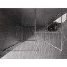 Mexen Kioto-F paroi de douche Walk-in avec cadre 140 x 85 cm, transparent 8 mm, chrome - 800-140-202-04-00-085