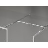 Mexen Kioto-F paroi de douche Walk-in avec cadre 140 x 85 cm, transparent 8 mm, chrome - 800-140-202-04-00-085