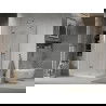 Mexen Lima cabine de douche pliante 80 x 90 cm, transparent, chrome + receveur plat - 856-080-090-01-00-4010
