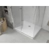 Mexen Lima cabine de douche pliante 70 x 80 cm, transparente, chrome + receveur Flat - 856-070-080-01-00-4010