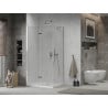 Mexen Lima cabine de douche pliante 70 x 90 cm, transparent, chrome + receveur Flat - 856-070-090-01-00-4010