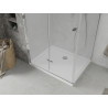 Mexen Lima cabine de douche pliable 100 x 90 cm, transparent, chrome + receveur plat - 856-100-090-01-00-4010