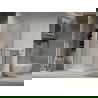 Mexen Lima cabine de douche pliante 80 x 80 cm, transparent, chrome + receveur Flat - 856-080-080-01-00-4010