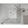 Mexen Lima cabine de douche pliante 70 x 70 cm, transparent, chrome + receveur Flat - 856-070-070-01-00-4010