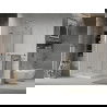 Mexen Lima cabine de douche pliante 70 x 70 cm, transparent, chrome + receveur plat - 856-070-070-01-00-4010