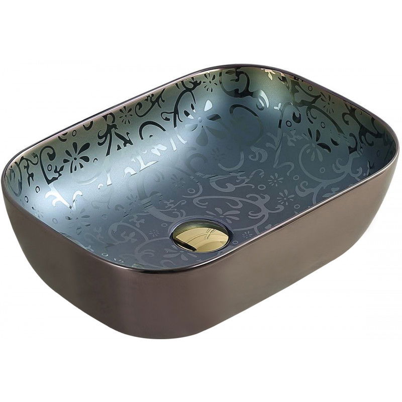 Mexen Rita lavabo de comptoir 45 x 32 cm, Vert - 21084556
