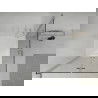 Mexen Lima Duo cabine de douche pliable 80 x 80 cm, transparent, chrome + receveur Flat - 856-080-080-01-02-4010