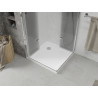 Mexen Lima Duo cabine de douche pliante 80 x 80 cm, transparent, chrome + receveur plat - 856-080-080-01-02-4010