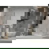 Mexen Lima Duo cabine de douche pliante 90 x 90 cm, transparent, chrome + receveur plat - 856-090-090-01-02-4010