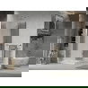 Mexen Lima Duo cabine de douche pliante 90 x 90 cm, transparent, chrome + receveur plat - 856-090-090-01-02-4010