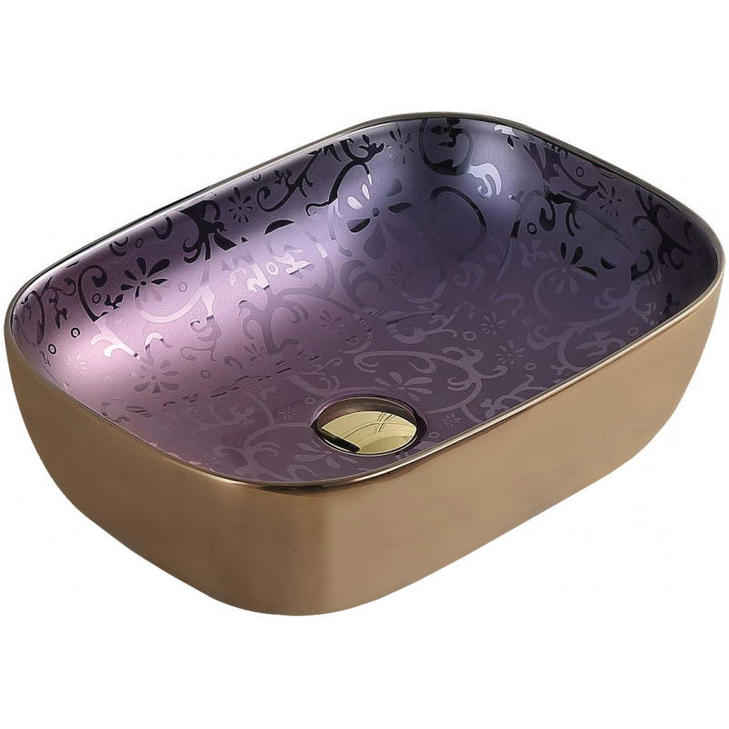Mexen Rita lavabo de comptoir 45 x 32 cm, Violet - 21084557
